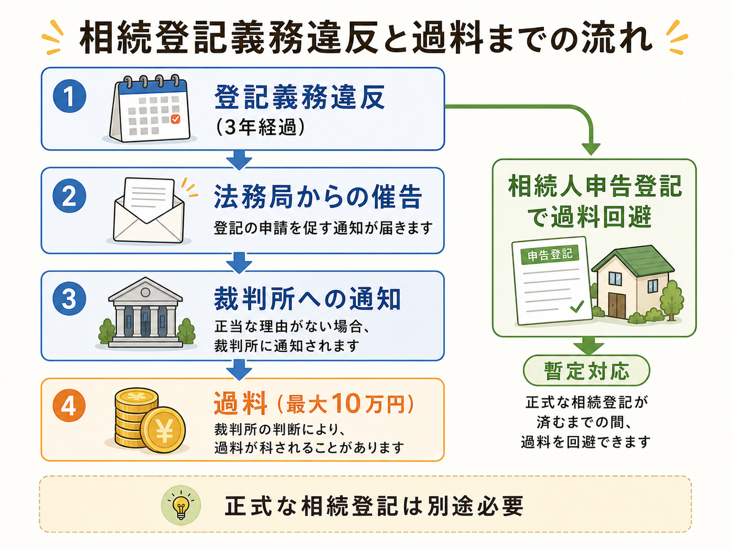 相続人申告登記の仕組み